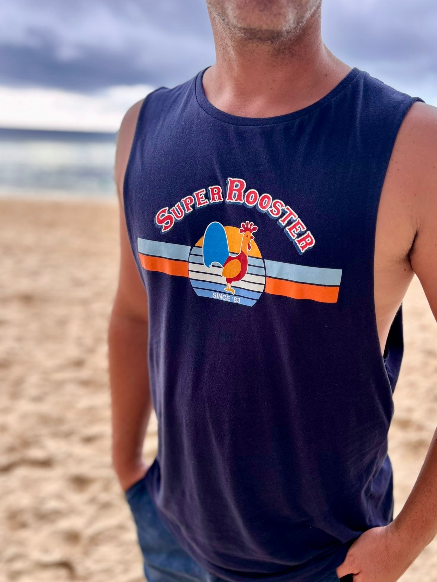 Super Rooster Muscle Tee